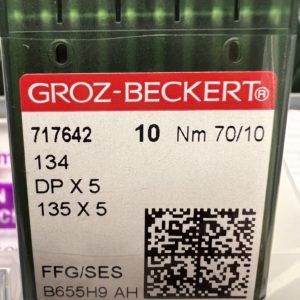 Industrial sewing machine needles Groz - Beckert 70/10