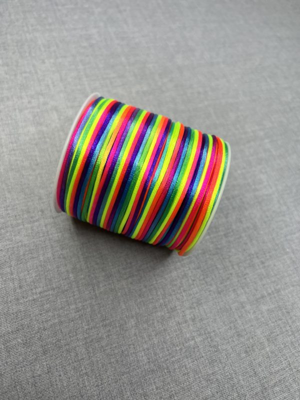 Satin cord 2mm in multicolour