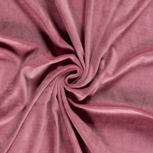 Nicky velours fabric in old pink colour