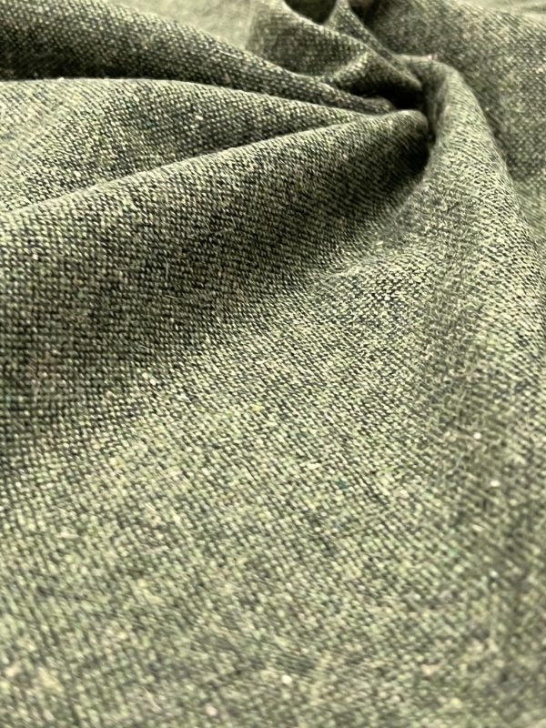 Tweed wool fabric