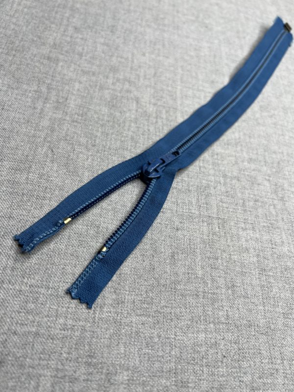 Nylon closed end zip French blue 30cm/12"