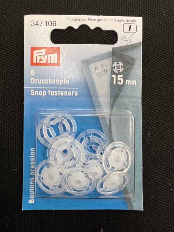 cleare Prym - 6 Snap fasteners