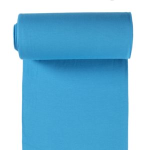 Cuff material fabric in aqua colour