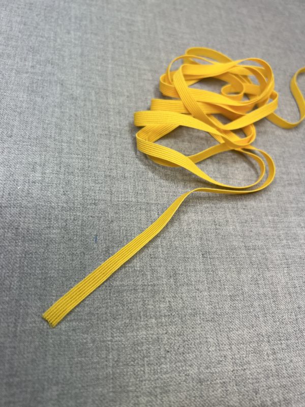 yellow round elastic